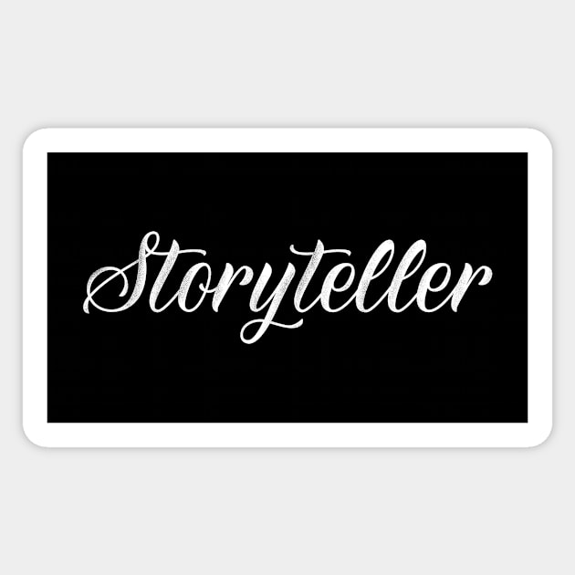 storyteller (White) Sticker by Tiomio